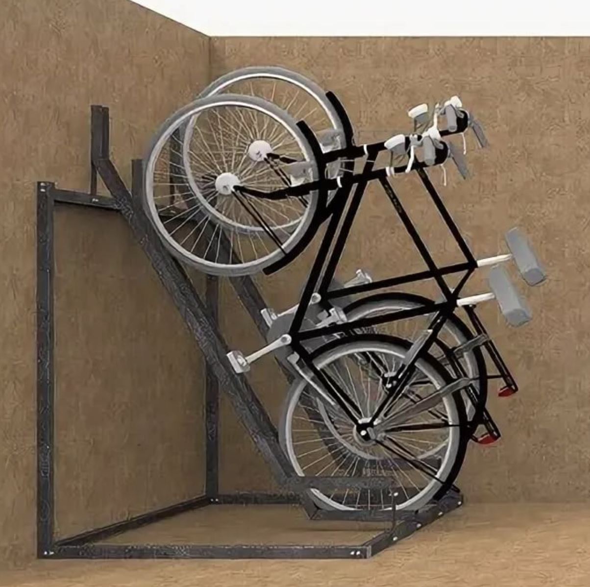 Как подвесить велосипед к потолку: виды потолочных креплений